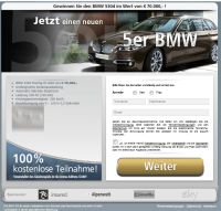 BMW 5er Gewinnspiel - Online Auto gewinnen - GRATIS Auto Gewinnspiel