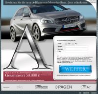 Mercedes A-Klasse Gewinnspiel - Auto Gewinnspiel - Auto gewinnen