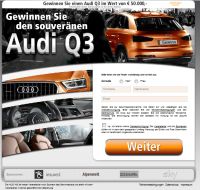 Audi Q3 Gewinnspiel - Online Auto gewinnen - GRATIS Auto Gewinnspiel