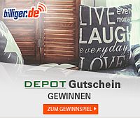 Depot Gutschein Gewinnspiel - Depot Gutschein gewinnen