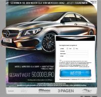 Mercedes CLA Coupe Gewinnspiel - Auto Gewinnspiel - Auto gewinnen