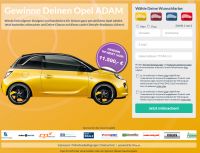 Opel Adam Gewinnspiel - Online Auto gewinnen - GRATIS Auto Gewinnspiel