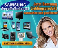 Samsung Technikwunsch Gewinnspiel - Technikwunsch von Samsung gewinnen