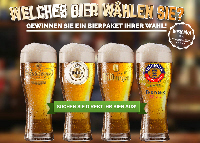 Bierpaket Gewinnspiel - Bier gewinnen