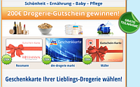 Drogerie Gutschein Gewinnspiel -Drogerie Gutschein gewinnen