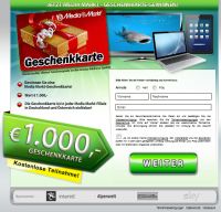 Media Markt Gutschein Gewinnspiel - Media Markt Gutschein gewinnen