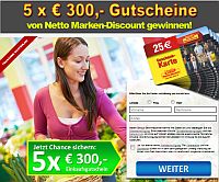 Netto Gutschein Gewinnspiel - Netto Gutschein gewinnen