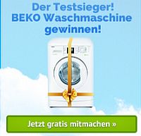 Waschmaschine-Gewinnspiel- Waschmaschine gewinnen