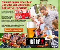 Weber Grill Gutschein Gewinnspiel - Weber Grill Gutschein gewinnen