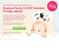 baby walz Gutschein Gewinnspiel - baby walz Gutschein gewinnen