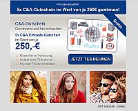 C&A-Einkaufs-Gutschein Gewinnspiel - C&A-Einkaufs-Gutschein gewinnen