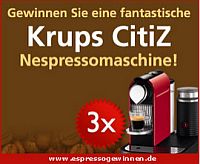 Espresso Maschine Gewinnspiel - Espresso Maschine gewinnen