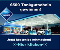 Tankgutschein Gewinnspiel - Tankgutschein gewinnen