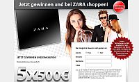 Zara Gutschein Gewinnspiel - Zara Gutschein gewinnen