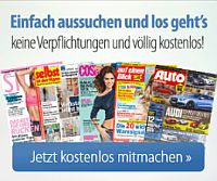 Zeitschriften Gewinnspiel - Zeitschriften gewinnen