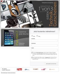 Technikgutschein Gewinnspiel - Technik gewinnen - Technik Gewinnspiel